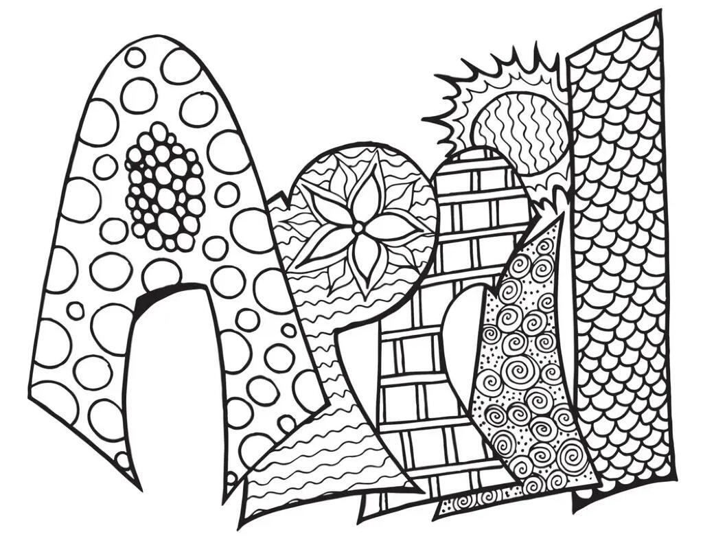 April Coloring Page